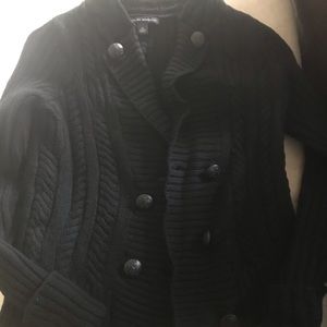Black cardigan from Banana Republic